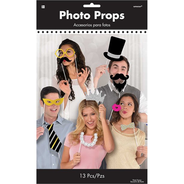 Fancy Party Photo Booth Props (13pk) – Party Delights Wondergroup
