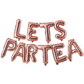 Rose Gold 'LETS PARTEA' Balloon Bunting – product image 1