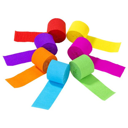 Rainbow Paper Streamers (7pk)