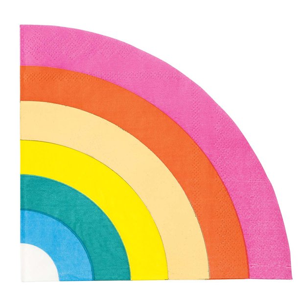 Rainbow Paper Napkin - 29cm (16pk) – product image 1
