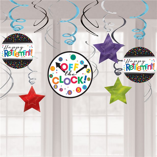 Officially Retired Hanging Swirl Decoration (12pk)
