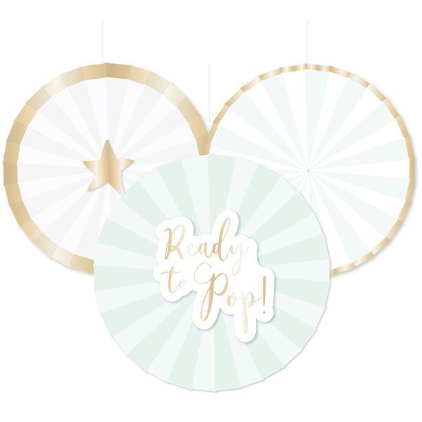 Ready To Pop Paper Fan Kit - 30cm (3pk) – product image 1