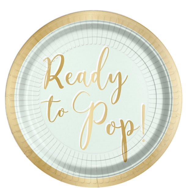 Ready To Pop Paper Plates - 23cm (8pk) – product image 1