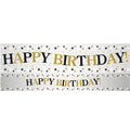 Sparkling Celebration Happy Birthday Foil Banner - 2.7m