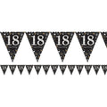 Sparkling Celebration 18th Foil Bunting - 4m – product image 1