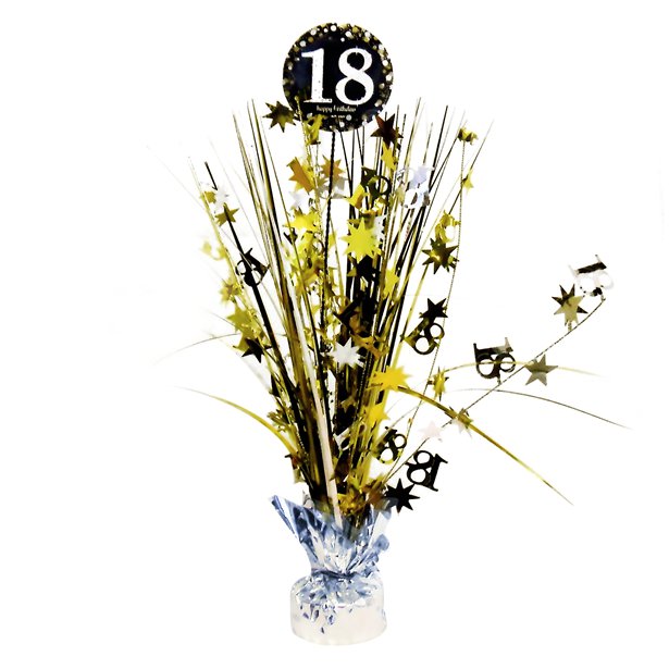 Sparkling Celebration 18th Foil Table Centrepiece - 45cm – product image 1