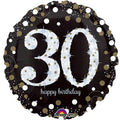 Sparkling Celebration 30th Birthday Balloon - 18" Foil – product image 1