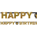 Sparkling Celebration Happy Birthday Letter Banner - 2.1m – product image 1