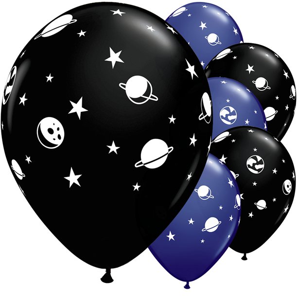 Space Balloons - 11" Latex (25pk) – product image 1