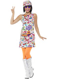 60s Groovy Chick - Adult Costume – product image 1