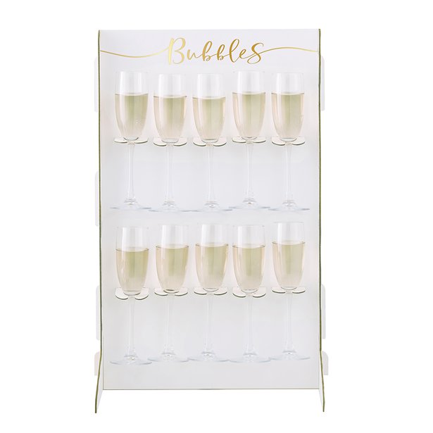 Gold Wedding Prosecco Wall Drinks Holder – product image 1