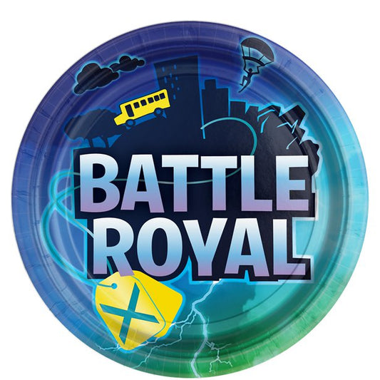 Battle Royal Paper Plates - 23cm (8pk)