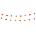 Rose Gold Star Foil Garland - 3.6m – product image 1