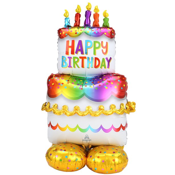 Cake AirLoonz Air Fill Foil Balloon - 53" – product image 1