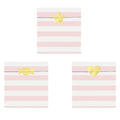 Light Pink Stripe Paper Treat Bags - 14cm (6pk) – product image 1