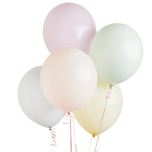 Pastel Balloons - 12" Latex (5pk) – product image 1