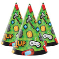 Game On Paper Party Hats (8pk) – product image 1