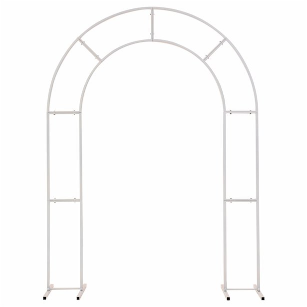 White Metal Frame Arch