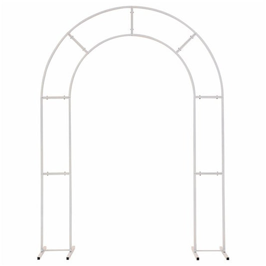 White Metal Frame Arch