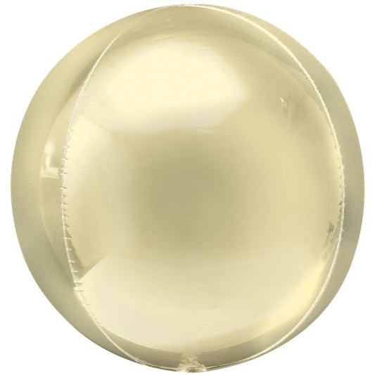 Pastel Yellow Orbz Balloon - 16" Foil