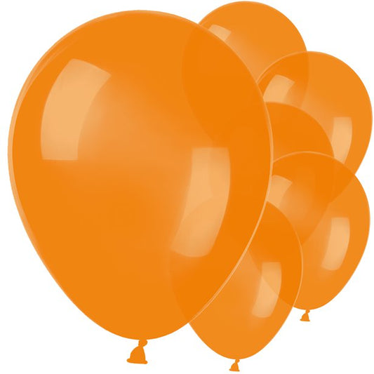 Orange Metallic Latex Balloons - 11" (10pk)
