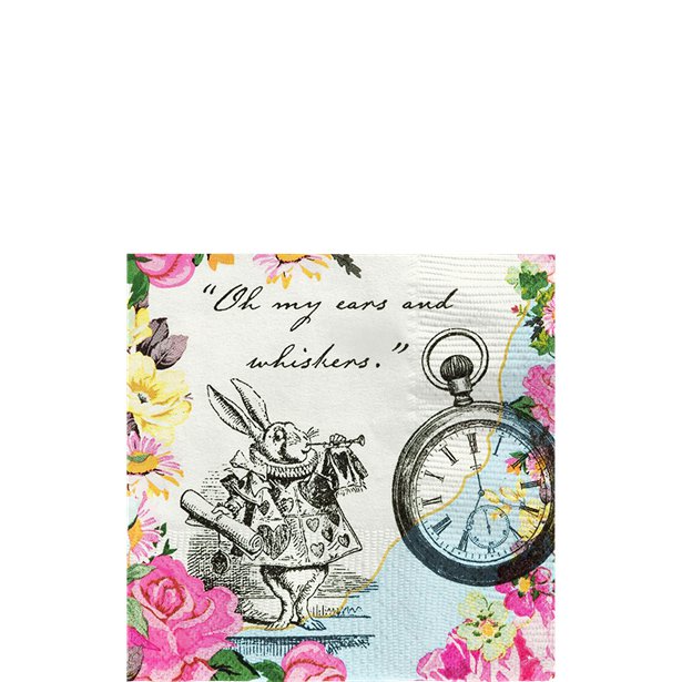 Alice in Wonderland Napkins - 25cm (20pk) – product image 1