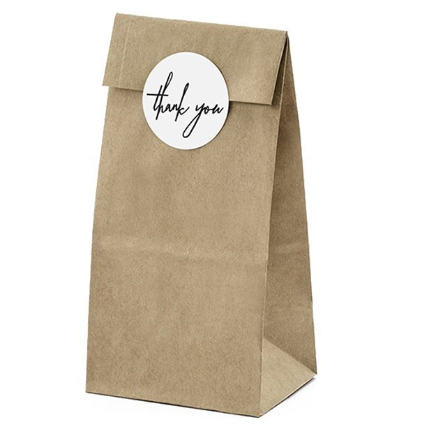 Kraft Thank You Treat Bags (6pk)