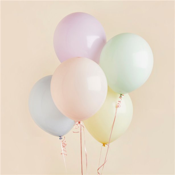 Pastel Balloons - 12" Latex (5pk) – product image 2