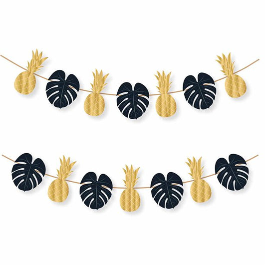 Flamingo Pineapple Paper Bunting 2.2m