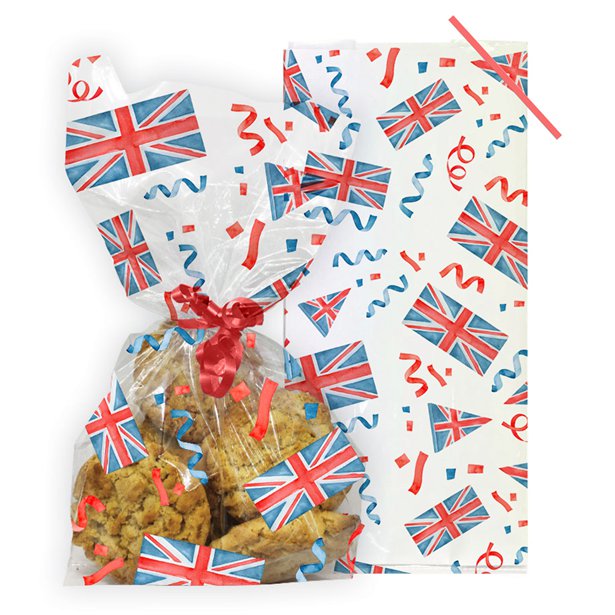 Union Jack Cello Bags (20pk) – product image 1