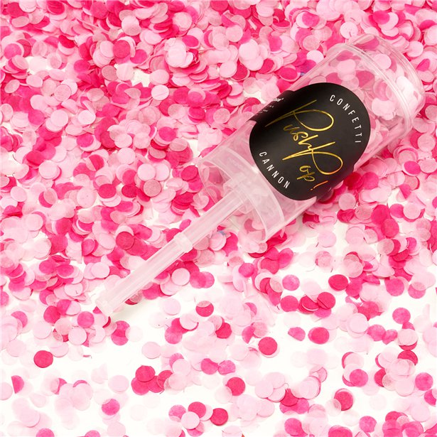 Pink Confetti Push Pop – product image 1