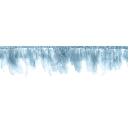 Misty Blue Feather Garland - 1m