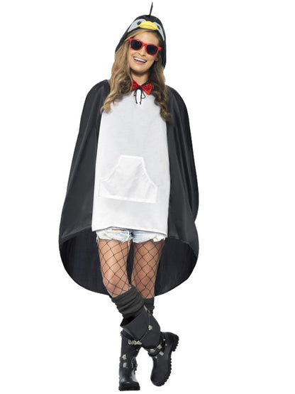 Penguin Party Poncho - Adult Costume