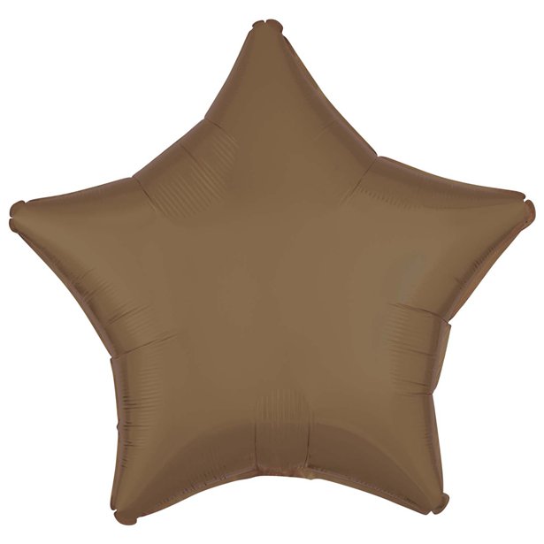 Silk Lustre Truffle Star Foil Unpackaged - 18"