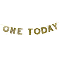 One Today Gold Glitter Banner - 2m – product image 1