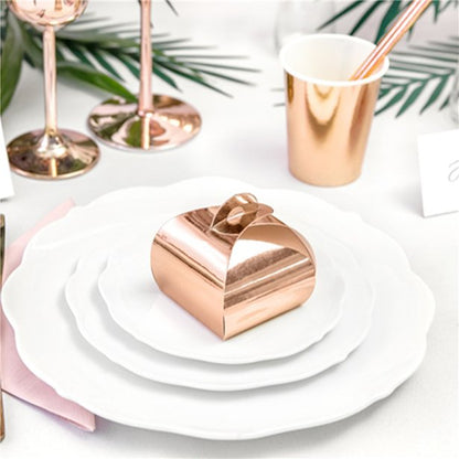 Rose Gold Favour Boxes (10pk)