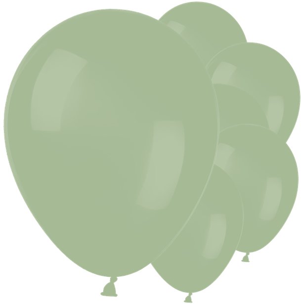 Eucalyptus Green Balloons - 12" Latex (50pk) – product image 1