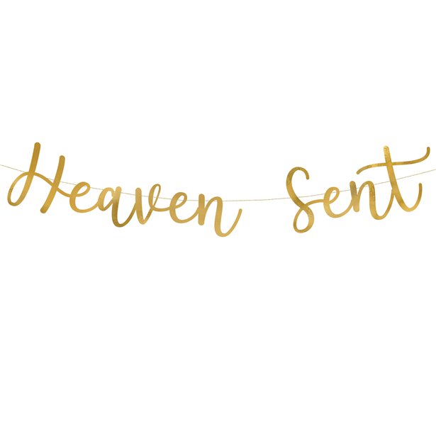 Heaven Sent Paper Banner - 85cm