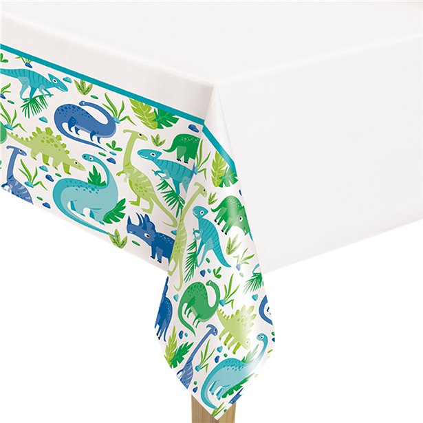 Dino-Roar Plastic Table Cover - 1.37m x 2.13m