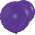 Violet Giant Balloons - 36" Latex (2pk)