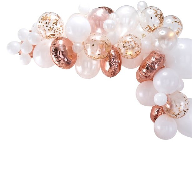 Rose Gold Balloon Arch - 70 Balloons – product image 3