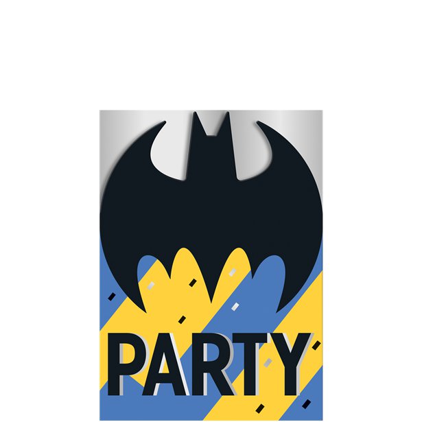 Batman Party Invitations (8pk)