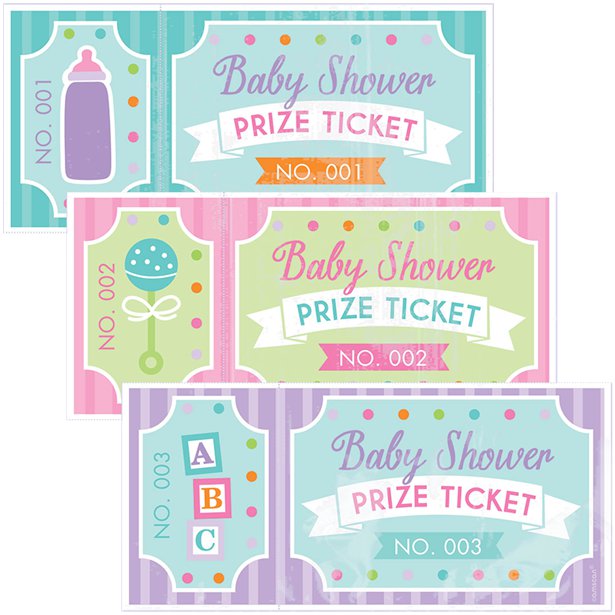 Baby Shower Prize Tickets (48pk) – product image 1