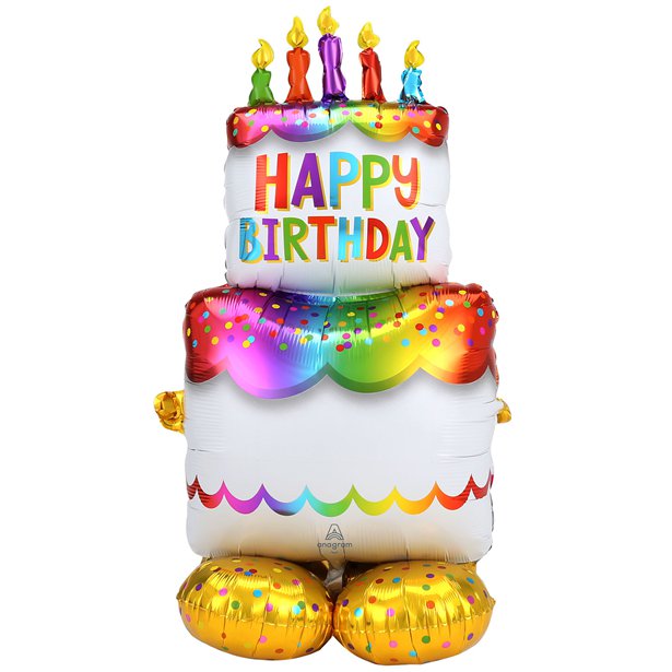 Cake AirLoonz Air Fill Foil Balloon - 53" – product image 3