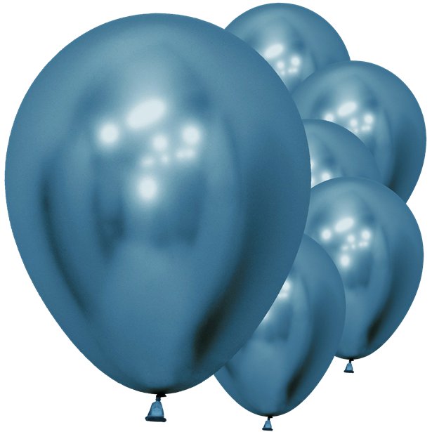 Reflex Blue Balloons - 18" Latex (15pk) – product image 1