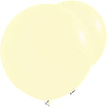 Pastel Matte Yellow Balloons - 36" Latex (2pk)