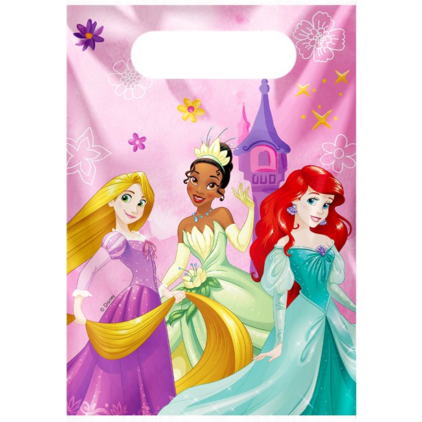 Disney Princess Live Your Story Plastic Loot Bags (6pk)