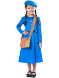 Evacuee Girl Blue Dress - Child Costume – product image 1
