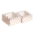 Rose Gold Square Treat Boxes - 16cm (2pk) – product image 1