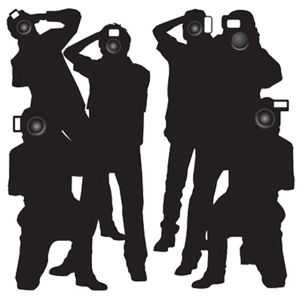 Hollywood Paparazzi Props - 5ft 6'' (2pk)